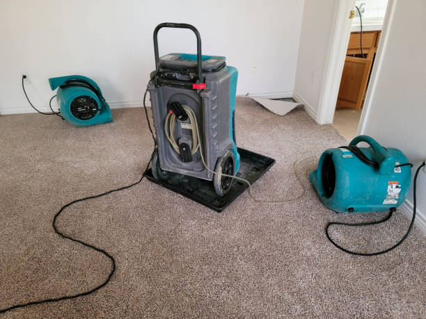 Water damage restoration process in Cuyahoga Falls, OH